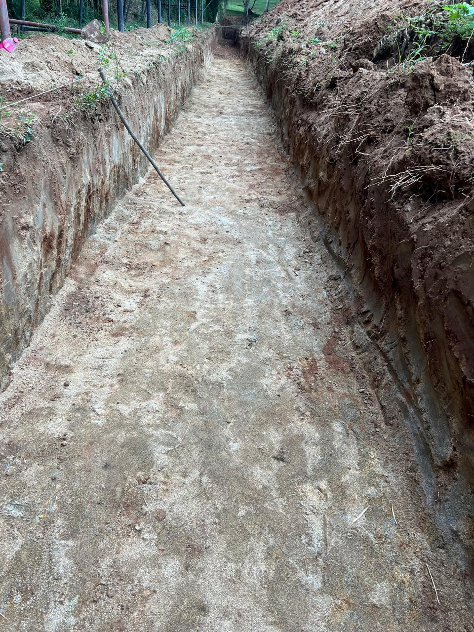 Retaining wall at Trinity College Rugby Ground